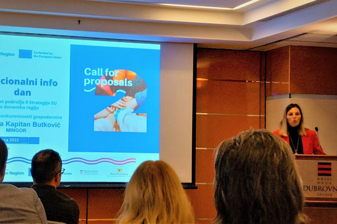 Presentation on the role of PACs at the Croatian Informative workshop on the 2nd Call of Interreg Programme for the Danube Region 2021-2027 and SMF call