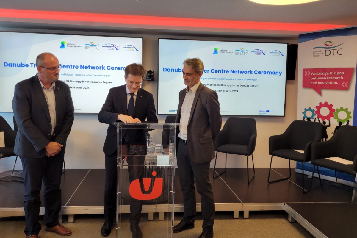 Danube Transfer Centre (DTC) Network Ceremony at the 13th Annual Forum of the EUSDR