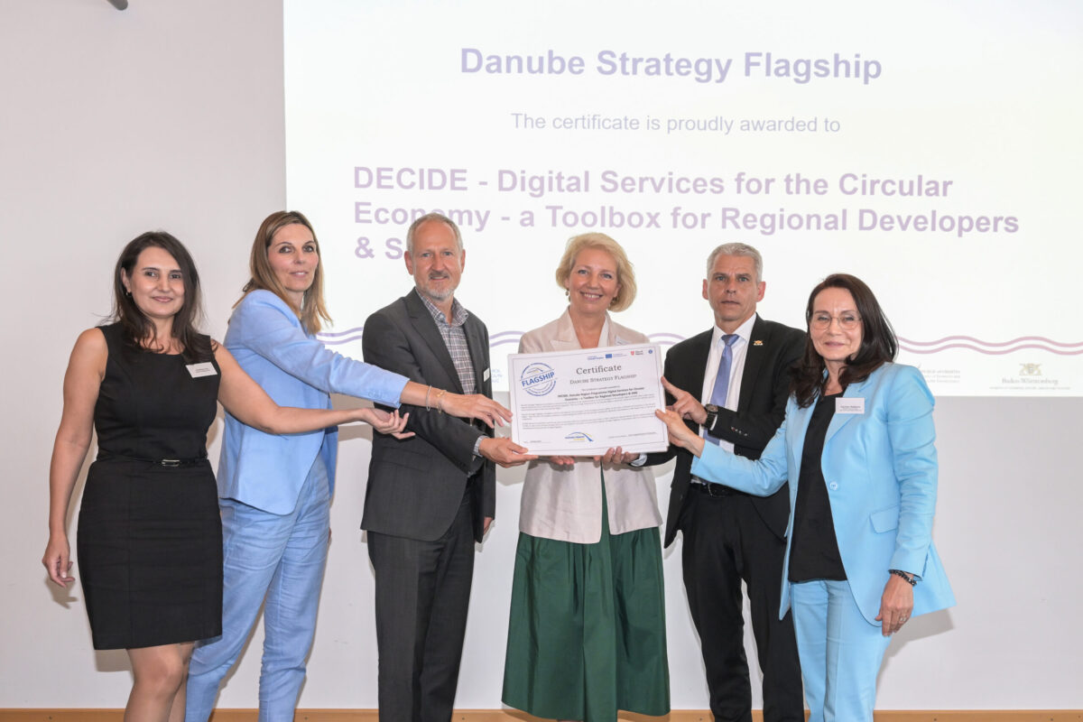 New PA 8 Danube Flagship Projects – Certificates awarded