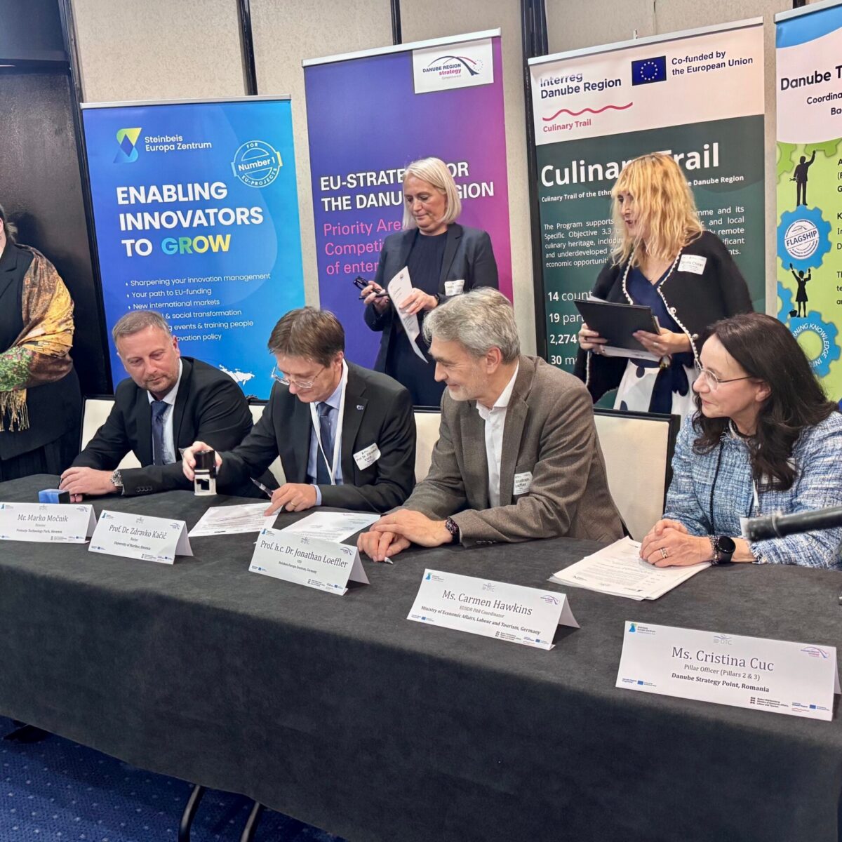 Danube Transfer Centre Network Ceremony, Sarajevo