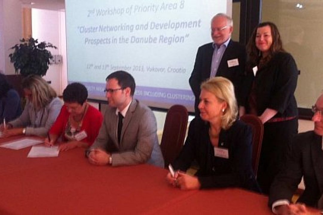 DanuClus 1st agreement signed among cluster organisation
