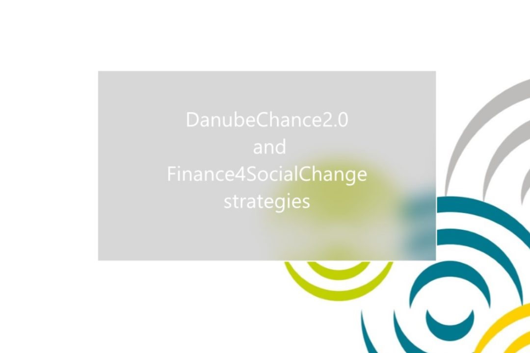 New strategies within projects DanubeChance2.0 and Finance4SocialChange published!