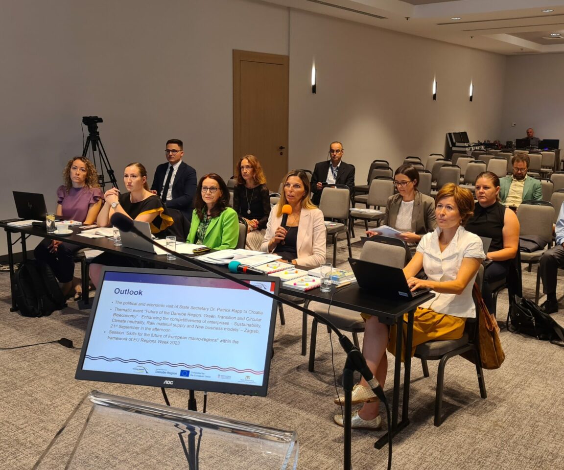 23rd EUSDR PA 8 Steering Group Meeting on Sept. 21st, 2023, in Zagreb