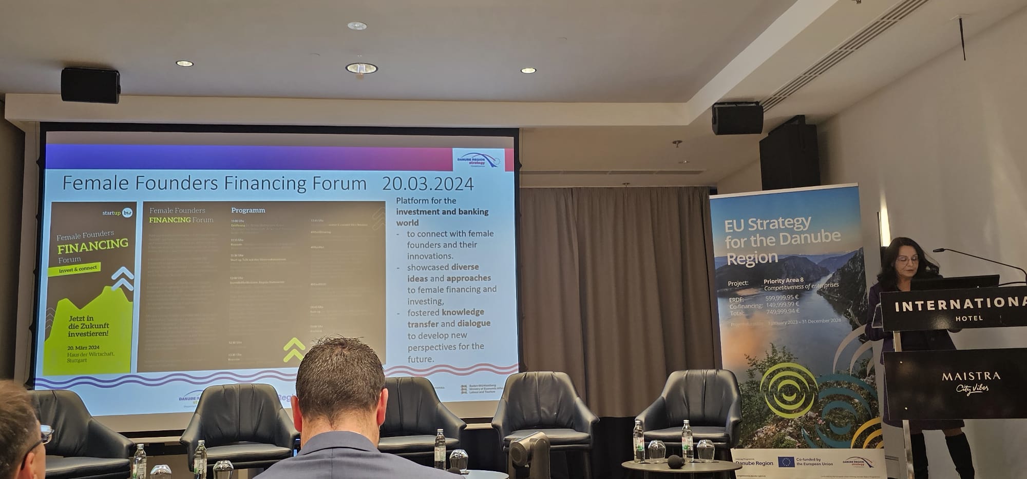Conference “Female Entrepreneuers of the Danube Region” on 5. Nov. 2024 in Zagreb